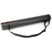 Nozlen Document Poster Tube - Black Plastic Storage Tube Expands from 24.5 up to 40 with Clear ID Card Cap - Water and Light Resistant - Telescoping for Posters  Artwork and Drawings Model DT3001