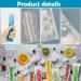 50 Pack Healthy Homemade Ice Bags BPA Free with Funnel for Yogurt Ice Candy Ice Cream - Buy Online on GoSupps.com