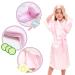 LaVenty Spa Party Favors for Girls - Robe, Satin Makeup Headband, Blindfold Sleep Eyemask - Birthday Party Supplies - Buy Online on GoSupps.com