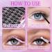 Self Adhesive Lashes Fluffy Cluster Lashes Extension Kit Reusable Self Adhesive D Curl individual Eyelash DIY Lash Extension Kit with Lash Bond and Seal Lash Applicator and Lash Tweezers - Buy Online on GoSupps.com