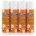 Sierra Bees Organic Lip Balms Tangerine Chamomile 4 Pack .15 oz (4.25 g) Each