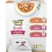 Fancy Feast Purina Limited Ingredient Cat Food Complement Variety Pack, Broths Seafood Bisque Collection - (12) 1.4 oz. Pouches