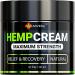 Hemp cream - Extrast -high -high -high hemp gel - soothes joints and muscles feet knees neck shoulders back & sore muscles - gel with natural natural Hemp cream maximum strength