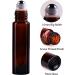 24 Pack Inice Roller Bottles for Aromatherapy Essential Oils - Amber Glass 10ml Refillable Containers with Accessories and Roller Ball - Buy Online on GoSupps.com