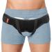 ORTONYX Inguinal Hernia Belt Truss for Single/Double Bilateral Hernias with 2 Removable Compression Pads for Men and Women Comfortable Breathable Material M (28.75"-38.5") Black
