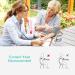Annsky Digital Blood Pressure Monitor for Home Use - Large LCD Display, Automatic Measure, Heart Rate Pulse, 2 User Memories - Black - Buy Online on GoSupps.com