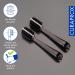 Curaprox Black Is White Travel Refill Brush Heads - Duo Pack for Travel Toothbrush | International Shipping Available - Buy Online on GoSupps.com