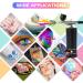 Rechargeable Airbrush Kit with Compressor - Portable High Pressure Air Brush Gun with 0.3mm Nozzle for Painting, Tattoos, Nail Art, Makeup, Cake Decorating - Black - Buy Online on GoSupps.com