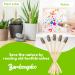 Bamboogaloo Premium Bamboo Toothbrushes 5-Pack | Eco-Friendly Organic Biodegradable | Soft Charcoal Bristles & Free Cotton Swab - Buy Online on GoSupps.com