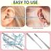 8 Pcs Stainless Steel Double Ended Ear Pick Kit - Spiral Ear Cleaner & Wax Removal Tool Set with Cleaning Brush - Buy Online on GoSupps.com