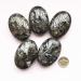 Manekieko Natural Black Labradorite Worry Stones | Healing Crystal Massage | Oval Palm Pocket Energy Stone - International Shipping Available - Buy Online on GoSupps.com