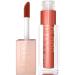 Maybelline Lifter Gloss, Hydrating Lip Gloss with Hyaluronic Acid, High Shine for Fuller Looking Lips, XL Wand, Sand, Rose Neutral, 0.18 Ounce 015 SAND 0.18 Fl Oz (Pack of 1)