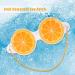 Portable Cold Compress Eye Patch - Fruit Pattern, Ideal for Family & Hotel Use (2-Pack) - Buy Online on GoSupps.com