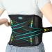 Professional Lower Back Brace for Pain Relief Lower Back Support Belt for Women and Men Breathable Waist Lumbar Support with 7 Stays and Dual Adjustable Straps(Black Meidum) Medium Black