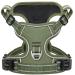 Heele dog crockery dog harness large dogs anti train dishes dogs chest harness soft padded breathable army green XL XL MC army green green