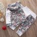 TMEOG Baby Hooded Sweatshirt and Pants Set - Grey Floral | 6-12 Months - Buy Online on GoSupps.com