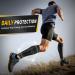 CAMBIVO Calf Compression Sleeves - Men & Women Footless Socks for Shin Splints Support - Running, Sports, Flight, Hiking, Marathon - Black (PAIR), L-XL - Buy Online on GoSupps.com