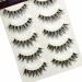 Vivis Handmade Natural False Eyelashes Eye Lashes Corner Wispy Cross Long Black Fake Soft Band 5 Pairs Wispies - Buy Online on GoSupps.com