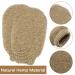 4 Piece Natural Hemp Shower Gloves for Exfoliation | Double Sided Bath Mitt for Women and Men | Machine Washable Scrubber for Smooth Skin - Buy Online on GoSupps.com
