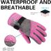 Walsking Kids Winter Snow & Ski Gloves - Waterproof Cold Weather Youth Gloves for Skiing & Snowboarding - Boys & Girls Small (6-9 years) Pink - Buy Online on GoSupps.com