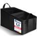 Lionstrong Auto Organizer Box for back seat & front passenger seat Schwarz water -repellent - universal back seat organizer with two large bags - storage box car accessories (box)