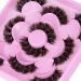 Natural False Eyelashes - Fluffy Mink 3D Wispy D Curl Strip Lashes | 5 Pairs | Focipeysa Eyelashes 21mm - Buy Online on GoSupps.com