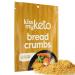 Kiss My Keto Bread Crumbs Plain - Zero Carb Breadcrumbs (0g-Net) | Low Sodium, Low Carb Bread Crumbs | Sugar Free, 6g Protein / Serving, Soy Free, Non-GMO - Contains Vital Wheat Gluten Classic (Plain) Pack of 1