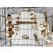 LIMIO Bird Toys - 7 PCS Natural Wood Perches & Swings for Parakeets - Bird Cage Accessories for Chewing & Play - Buy Online on GoSupps.com