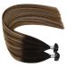 Ugeat Flat Tips Hair Balayage Ombre Keratin Fusion Glue Sticks - Real Hair 35cm 50g #1B/4/27 - Perfect for Dark Brown & Blonde Bonding - Buy Online on GoSupps.com