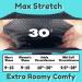 Gooi Extra Wide Socks | Soft Stretch for Swollen Feet | Men Women 10-15 | Non-Binding, Breathable | Bariatric Neuropathy Lymphedema Edema Relief - Buy Online on GoSupps.com