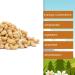 Buy 1kg Cashwkerne Natural Cashew Nuts - 100% Unroasted Unsalted Crunchy Whole Kernels - Premium Raw Food - Buy Online on GoSupps.com