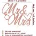 Sotpot 1 Pack Mr Mrs Cake Topper Rose Gold Glitter Love Mr Mrs Cake Pick Wedding Party Decorations Bridal Shower Wedding Cupcake Decoration Party Supplies Rose Gold - Wedding Cake Topper - Buy Online on GoSupps.com