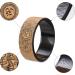 Aiweitey Yoga Wheel Back Roller - Back Pain Relief & Stretching Tool with Travel Bag - Cork Material - Buy Online on GoSupps.com