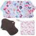 Womens Reusable Menstrual Pads 7pcs Set | Bamboo Charcoal Cloth Pads for Periods | Feminine Mama Panty Liners | Eco-Friendly Women's Panties - Buy Online on GoSupps.com