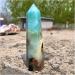 Natural Caribbean Calcite Crystal Hexagon Wand Single Point Sky Blue Stone Tower for Decoration 1pc (Size : 200-250g) - Buy Online on GoSupps.com