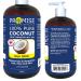 500ml (16oz) PURE COCONUT FRACTIONATED MCT OIL Moisturizes & Nourishes Hair Face and Skin UV Protected Non GMO Made in Canada (500ml) 500 ml (Pack of 1)