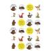 24 x The Gruffalo Pre-Cut Wafer Card Standing Cupcake Toppers Birthday Party Cake Decorations Fairy Cake Decoration
