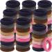 YGDZ 100PCS Baby Hair Ties  Soft Hair Ties for Toddler Girls Kids  Multicolor Small Hair Bands Elastic Ponytail Holders  Natural Color