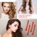 48 Pack Red Hair Perm Rods - Short Cold Wave Curling Rollers with Pintail Comb for Hairdressing - Buy Online on GoSupps.com