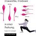 Medical Grade Silicone Pelvic Floor Trainer Balls Set for Women | Bladder Control & Incontinence Solutions After Pregnancy & Menopause - Buy Online on GoSupps.com
