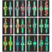 Kids Cartoon Watch Temporary Tattoos - Glow in the Dark Luminous Fake Tattoos for Boys and Girls - Car Dinosaur Space Robot Party Favor Stickers - Buy Online on GoSupps.com