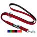 Dey - Premium Hundeleine Air Mesh 2m |3 -way adjustable |For small medium -sized and large dogs |Many colors |Doubleein dog cat |Tow leash |Fire leash |Puppy leash |Red s s/m - 2.0 x 200 cm red