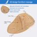 Dawnieee High Heel Insoles - 4 Pairs Gel Forefoot Pillow Cushions for Women | Anti-Slip Shoe Inserts & Silicone Pads - One Size White Color - Buy Online on GoSupps.com