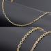 40FT Gold Twisted Curb Chain with Lobster Clasps - Jewelry Making Supplies - Buy Online on GoSupps.com