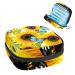 GIAPB Period Bag Sanitary Napkin Storage Bag Period Pouch Travel Makeup Bag Cartoon Sunflower and Butterfly Color2466