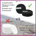 Ecoyou Washamm Slimming Pads - Organic Cotton Reusable Black Pads (10 Pack) with Storage Washers - Buy Online on GoSupps.com