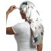 SAYMRE Satin Bonnet Silky Sleep Cap Adjustable Hair Bonnet for Braids Curly Hair Small-XX-Large Long Butterfly