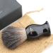 Haryali London Super Badger Shaving Brush - Black | Soft & Smooth Traditional Shaving | Ideal for Shaving Creams and Soaps - Buy Online on GoSupps.com