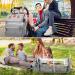 LOVEVOOK 5-in-1 Diaper Bag Backpack with Changing Station and USB Port | Waterproof Baby Bag with Mat, Toy Bar & Sunshade | Grey Travel Backpack for Boys & Girls - Buy Online on GoSupps.com