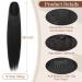 Flufymooz 91 cm Natural Black Ponytail Extension | Curly & Straight Synthetic Hair for Women - Horse-Tailed Look - Buy Online on GoSupps.com